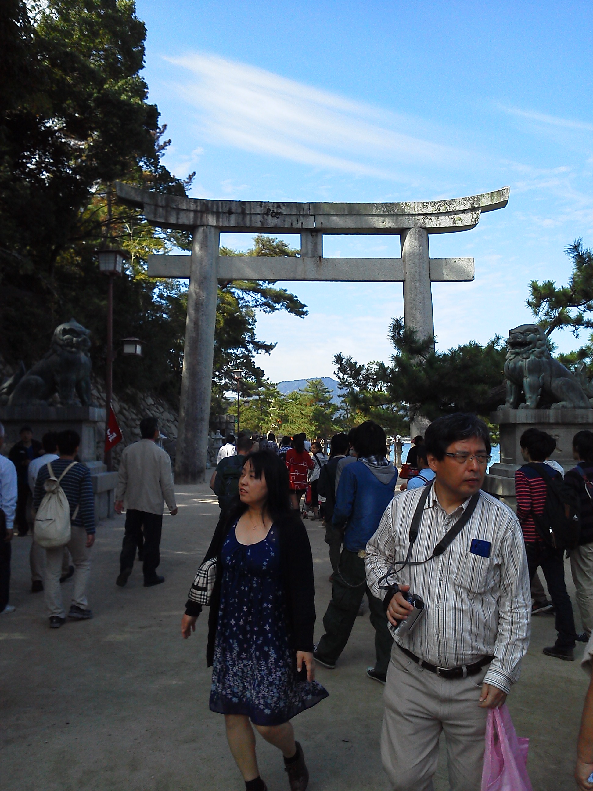 宮島の厳島神社の鳥居