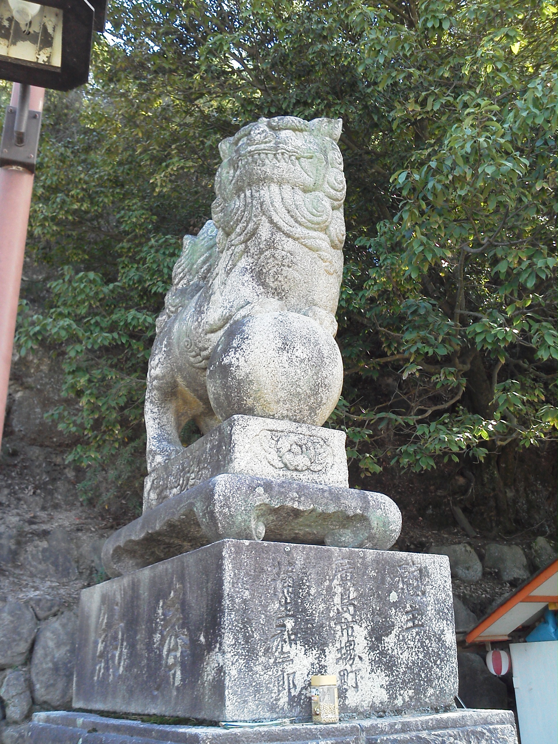 宮島の厳島神社の狛犬